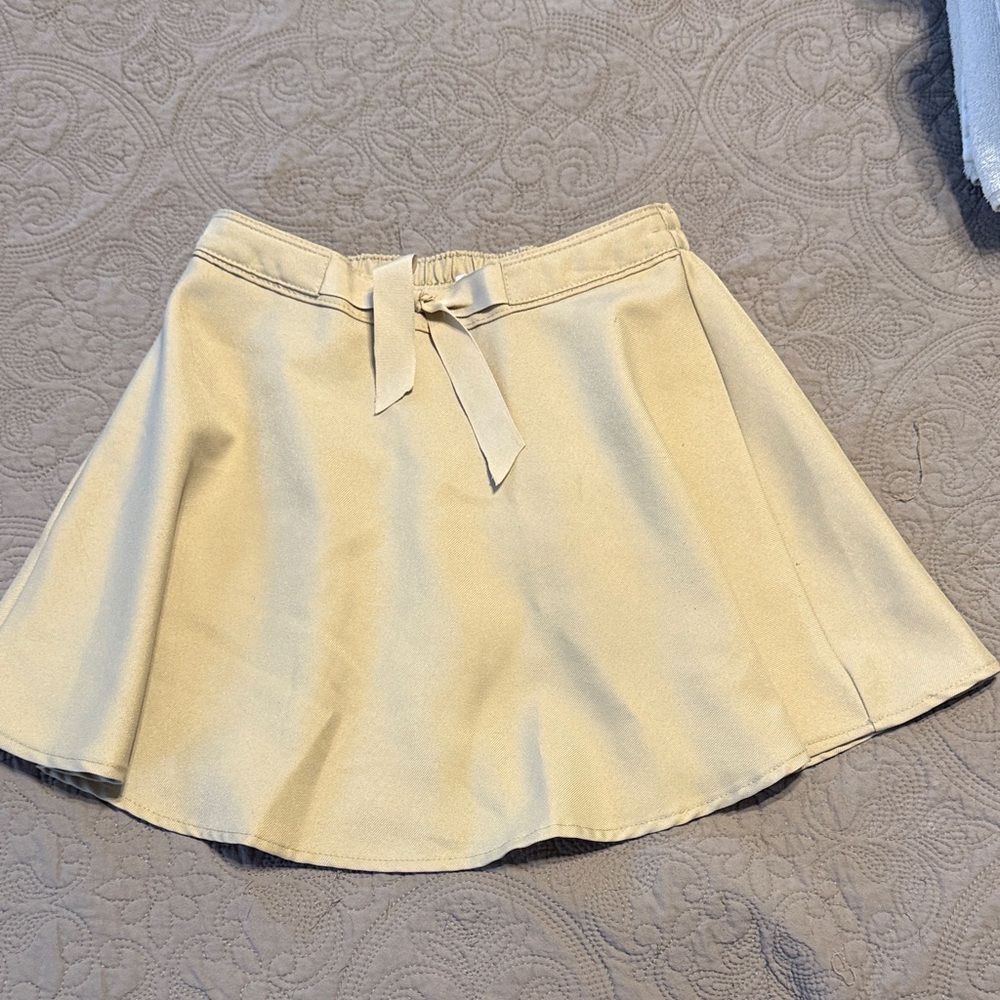Khaki Skater Mini Skort